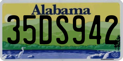 AL license plate 35DS942