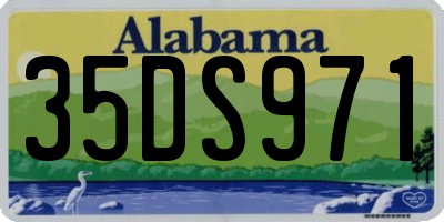 AL license plate 35DS971
