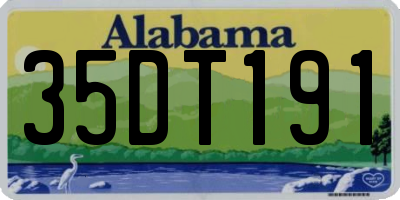 AL license plate 35DT191
