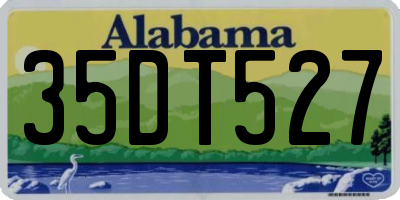 AL license plate 35DT527