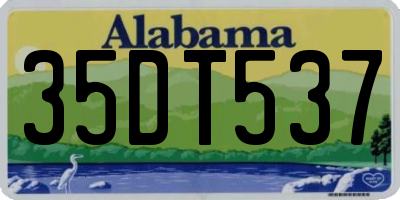 AL license plate 35DT537