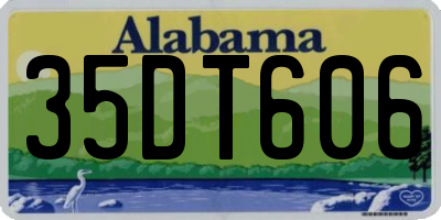AL license plate 35DT606