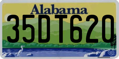 AL license plate 35DT620