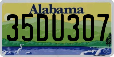AL license plate 35DU307