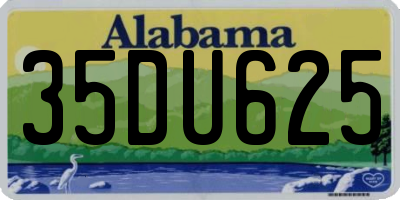 AL license plate 35DU625