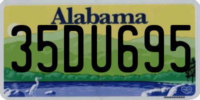 AL license plate 35DU695