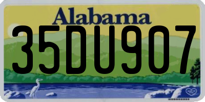 AL license plate 35DU907