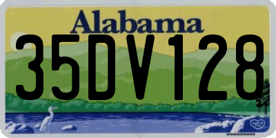 AL license plate 35DV128