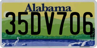 AL license plate 35DV706