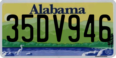 AL license plate 35DV946