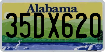 AL license plate 35DX620