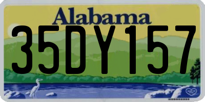 AL license plate 35DY157