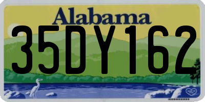 AL license plate 35DY162
