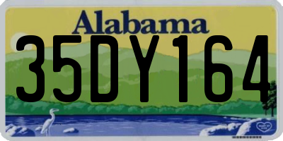 AL license plate 35DY164