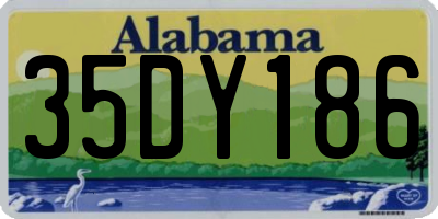 AL license plate 35DY186