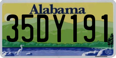 AL license plate 35DY191