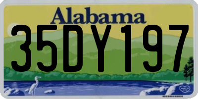 AL license plate 35DY197