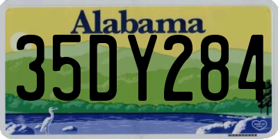 AL license plate 35DY284