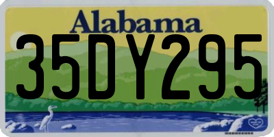 AL license plate 35DY295