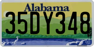 AL license plate 35DY348