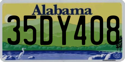 AL license plate 35DY408