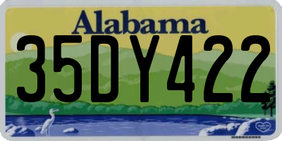 AL license plate 35DY422