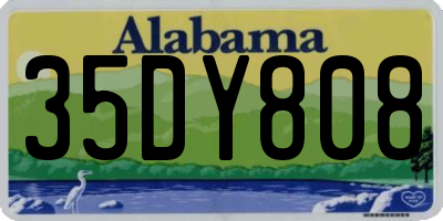 AL license plate 35DY808
