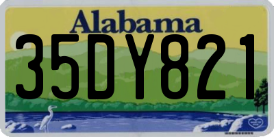 AL license plate 35DY821