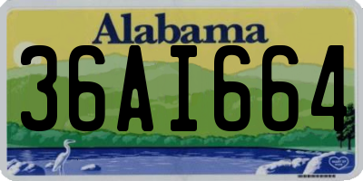 AL license plate 36AI664
