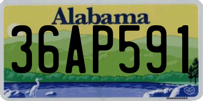 AL license plate 36AP591