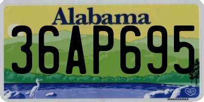 AL license plate 36AP695