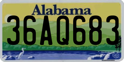 AL license plate 36AQ683