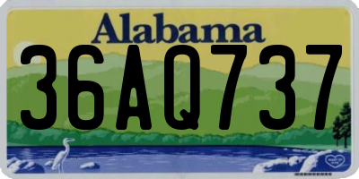 AL license plate 36AQ737