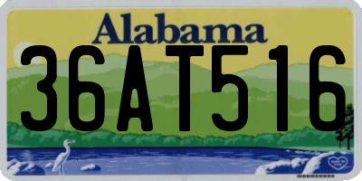 AL license plate 36AT516