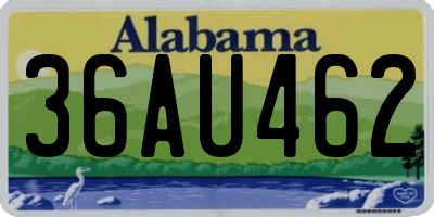 AL license plate 36AU462