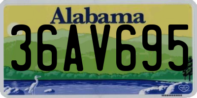 AL license plate 36AV695