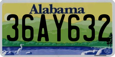 AL license plate 36AY632
