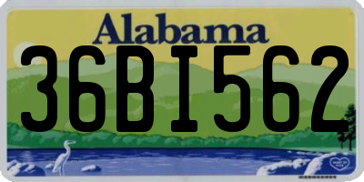 AL license plate 36BI562