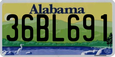 AL license plate 36BL691