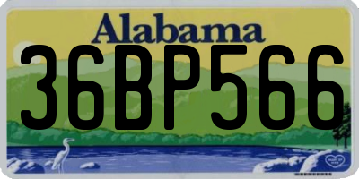 AL license plate 36BP566
