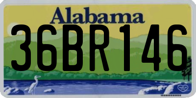 AL license plate 36BR146
