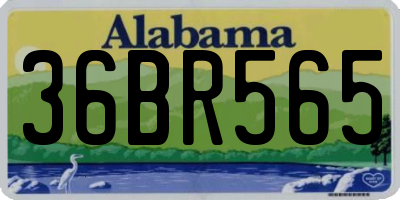 AL license plate 36BR565
