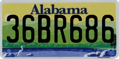 AL license plate 36BR686