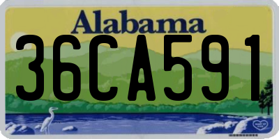 AL license plate 36CA591
