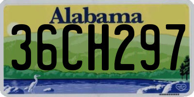AL license plate 36CH297