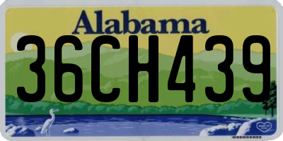 AL license plate 36CH439