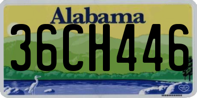 AL license plate 36CH446