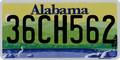 AL license plate 36CH562