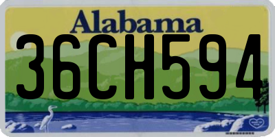 AL license plate 36CH594