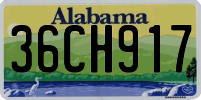 AL license plate 36CH917